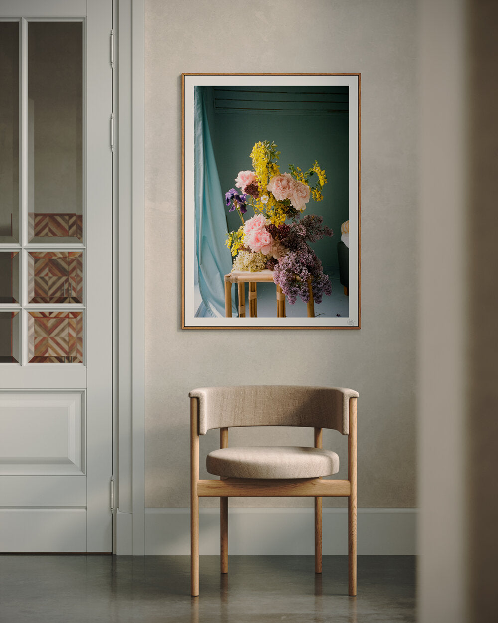 Poppybana plakat, mønstret - 50x70 cm